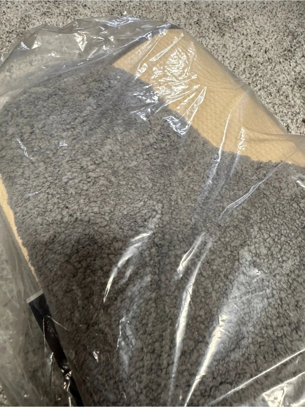 Madison Park Marshmallow Super Soft Toilet Rug, Contour, Grey